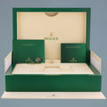 MINT 2020 Rolex Platinum President Day Date 40 Blue Baguette Diamond 228206 Watch