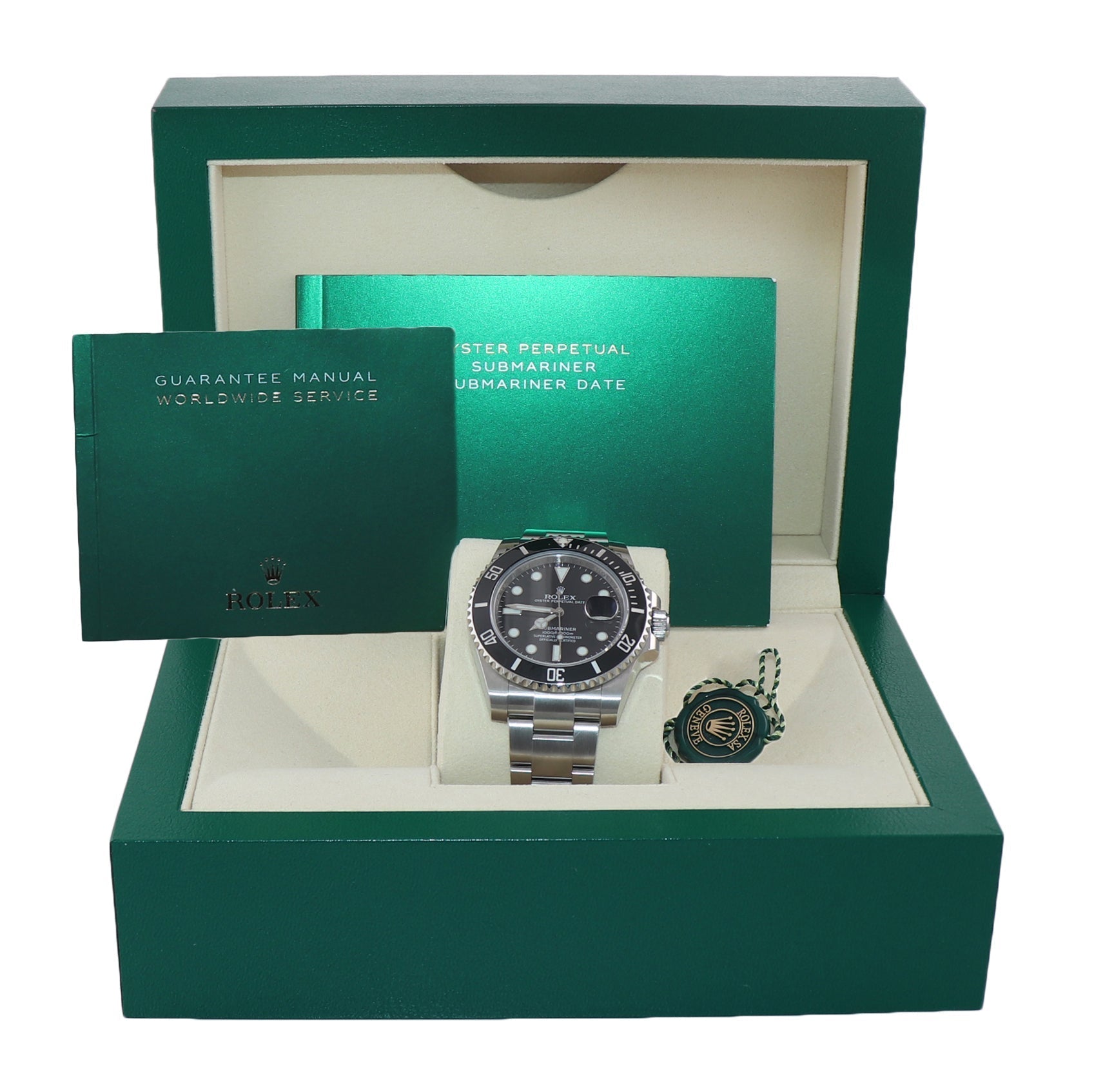 MINT 2016 Rolex Submariner Date 116610 Steel Black Ceramic Bezel 40mm Watch Box