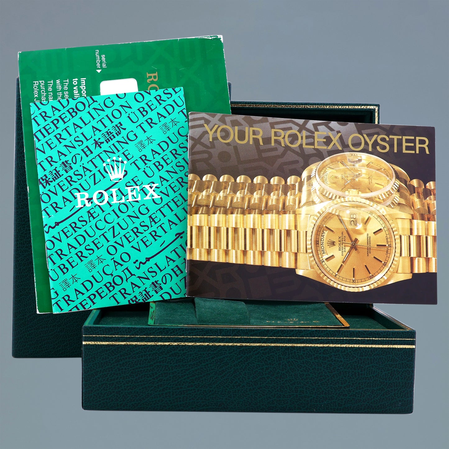 MINT Rolex Daytona Zenith 16518 White Diamond Chronograph Leather Yellow Gold Watch