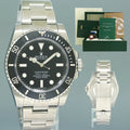 MINT 2014 PAPERS Rolex Submariner No Date 114060LN Steel Black Ceramic Watch Box
