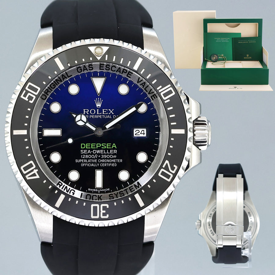 Rolex 116660 Sea-Dweller Deepsea James Cameron Blue Rubber 44mm Watch Box
