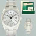 2025 MINT CPO PAPERS Rolex DateJust 41 Steel 126300 Silver Dial Oyster 41mm Watch Box