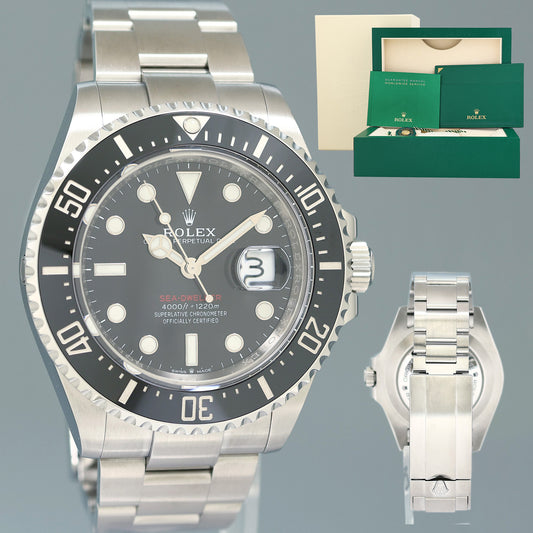 2024 MINT Rolex Red Seadweller SD43 126600 43mm Red Letter MK2 Watch Box