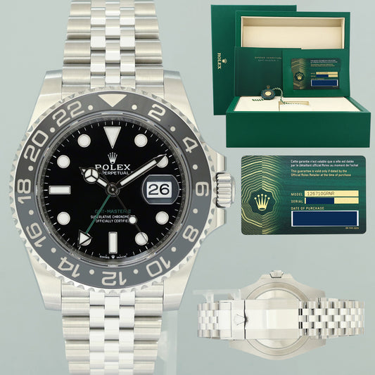 2026 NEW PAPERS Rolex 126710GRNR GMT Master II Bruce Wayne Jubilee Watch