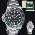 2024 MINT Rolex 126720 GMT-Master II SPRITE Green Black Oyster 40mm Steel Watch