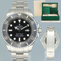 MINT Rolex 116660 Sea-Dweller DEEPSEA Steel 44mm Black Ceramic Watch Box