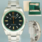 STICKERS NEW Rolex Milgauss 116400GV Black Green 40mm Steel Anti-Magnetic Watch