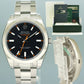 STICKERS NEW PAPERS Rolex Milgauss 40mm Orange Black 116400 Steel Watch Box