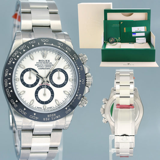 BRAND NEW STICKERS PAPERS Rolex Daytona 116500LN White Ceramic Panda Watch Box