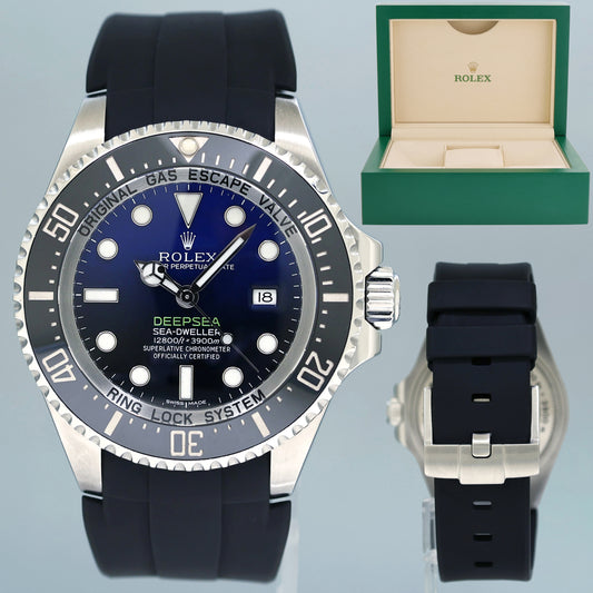 2016 MINT Rolex Sea-Dweller Deepsea James Cameron Blue 116660 44mm Watch Box