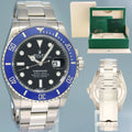 2022 MINT Rolex Submariner Blue Smurf 126619 White Gold 41mm Watch Box