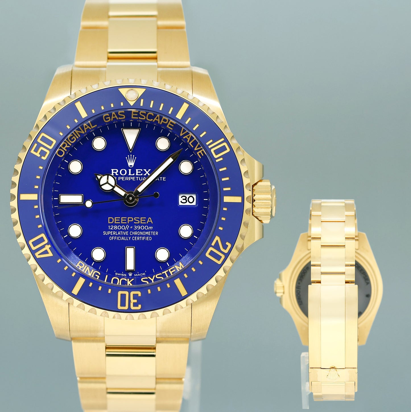 2025 NEW PAPERS Rolex Sea-Dweller Deepsea 44mm Yellow Gold 136668 Watch Box