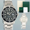 2025 RSC PAPERS MINT Rolex Submariner Date 16610LN Stainless Steel 40mm Black Watch