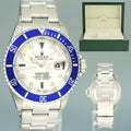 MINT 2007 Rolex Submariner Date 16610 Steel MOP Diamond Dial 40mm Oyster Watch Box