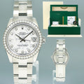 2020 NEW PAPERS Ladies 178384 Rolex DateJust 31mm Meteorite Diamond Gold Watch