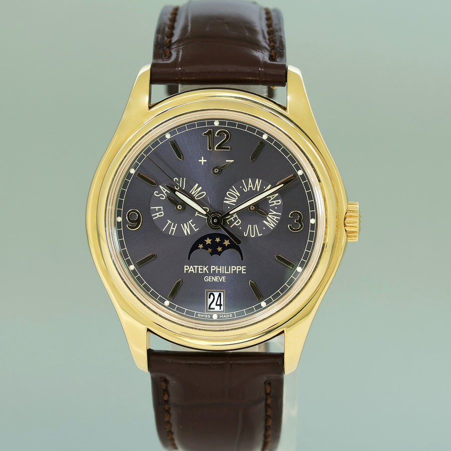 MINT Patek Philippe 5146J Yellow Gold Annual Calendar Slate 39mm Moon Watch Box