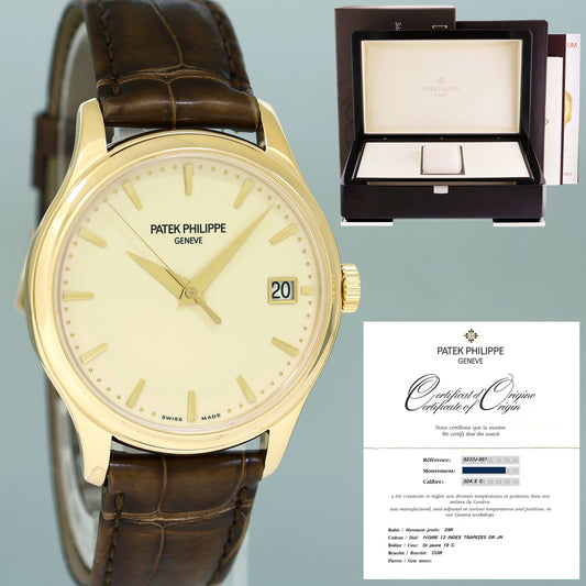 2021 MINT PAPERS Patek Philippe 5227J 38mm Yellow Gold Ivory Leather Watch Box