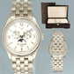 MINT Patek Philippe 5146G White Gold Bracelet Annual Calendar 39mm Moon Phase Watch