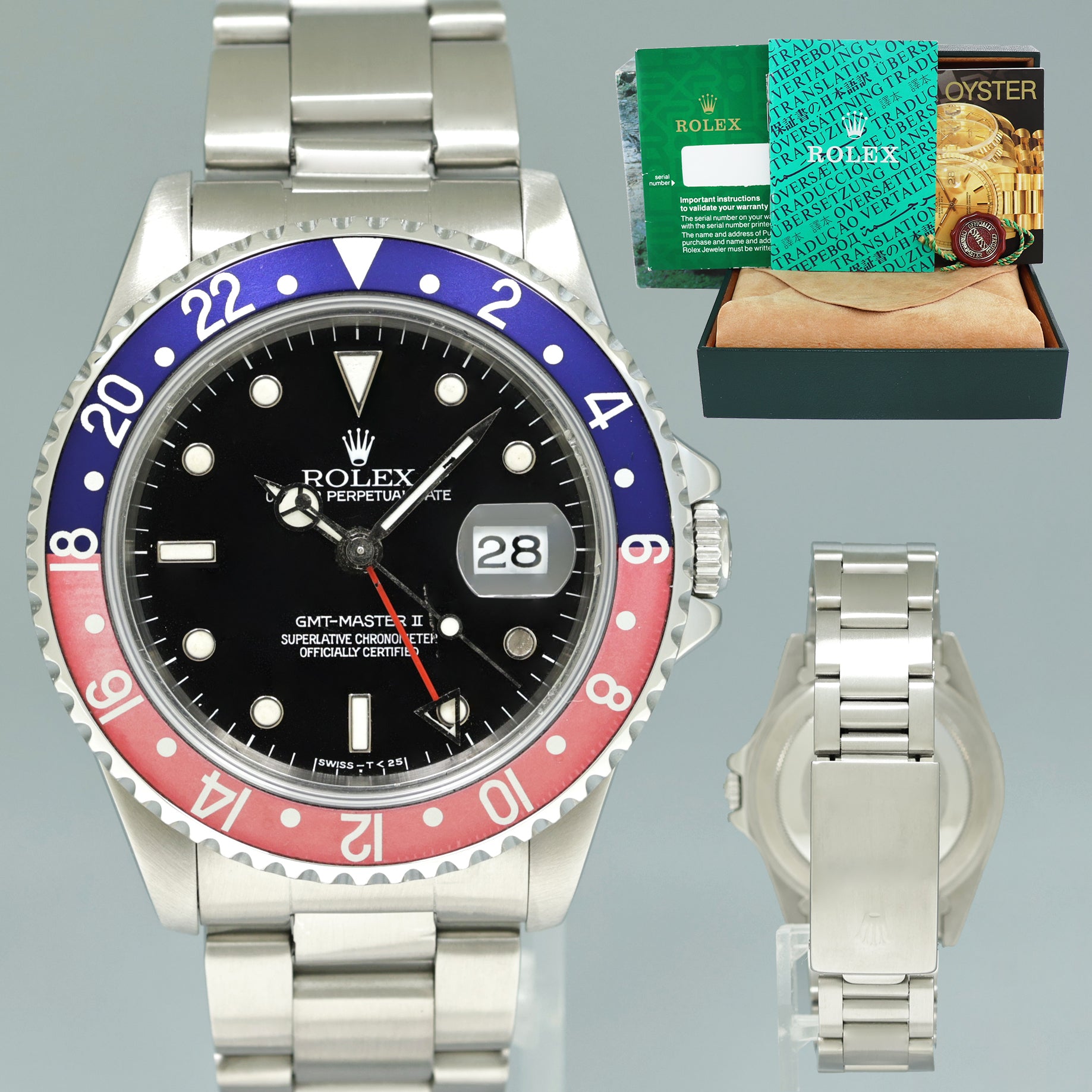 1990 rolex gmt best sale