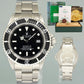 1998 PAPERS Rolex Sea-Dweller Steel 16600 Black Tritium Dial Date 40mm Watch Box