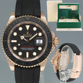 MINT 2023 Rolex Yacht-Master 126655 Everose 40mm Oysterflex Rubber Watch Box