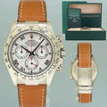 MINT Rolex Daytona White Gold 116519 Meteorite Roman Leather 40mm Watch Box
