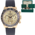 MINT 2022 Rolex Oysterflex Daytona 116518LN Gold Champagne Ceramic Watch