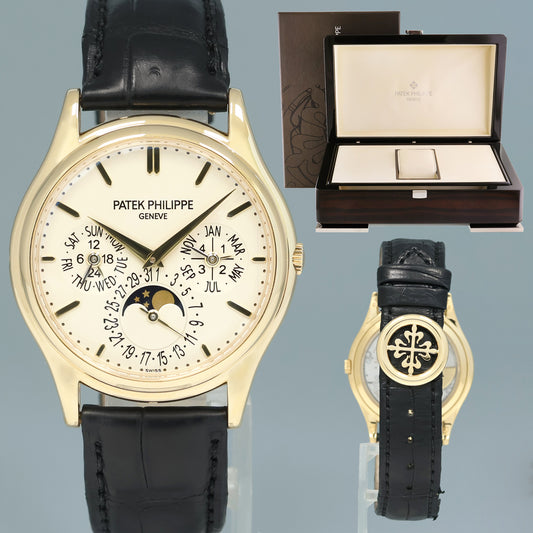 Patek Philippe 5140J Yellow Gold Perpetual Calendar Grand Complication Watch Box