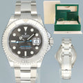 2021 MINT Rolex Yacht-Master 40mm 126622 Stainless Steel Platinum Rhodium Watch Box
