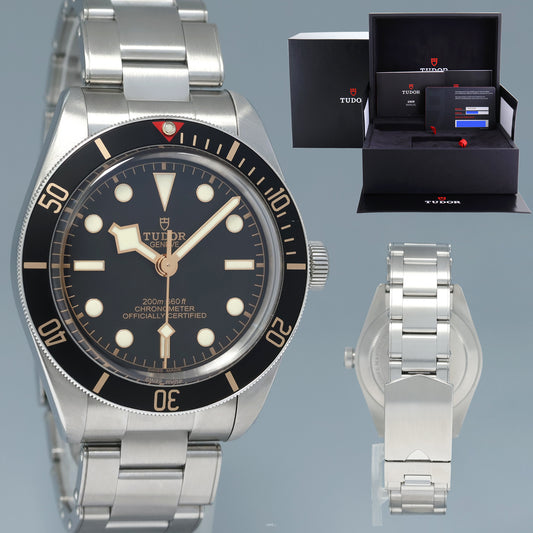 NEW 2024 PAPERS Tudor Black Bay Fifty-Eight 79030N Steel Black 39mm Watch Box