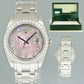 MINT Rolex Platinum Masterpiece Diamond 18946 39MM Mother of Pearl Diamond Watch