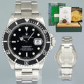 2000 MINT PAPERS 2021 RSC Rolex 16610LN Submariner Date Steel Black 40mm Watch Box