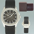 MINT Patek Philippe Steel Aquanaut Black Rubber JUMBO 5165a 38mm Watch Box