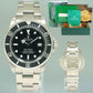 1994 MINT Rolex Sea-Dweller Steel 16600 Black Tritium Dial Date 40mm Watch Box