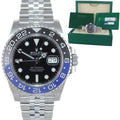 2019 MINT PAPERS Rolex GMT Master Batman Blue Jubilee Ceramic 126710 Watch Box