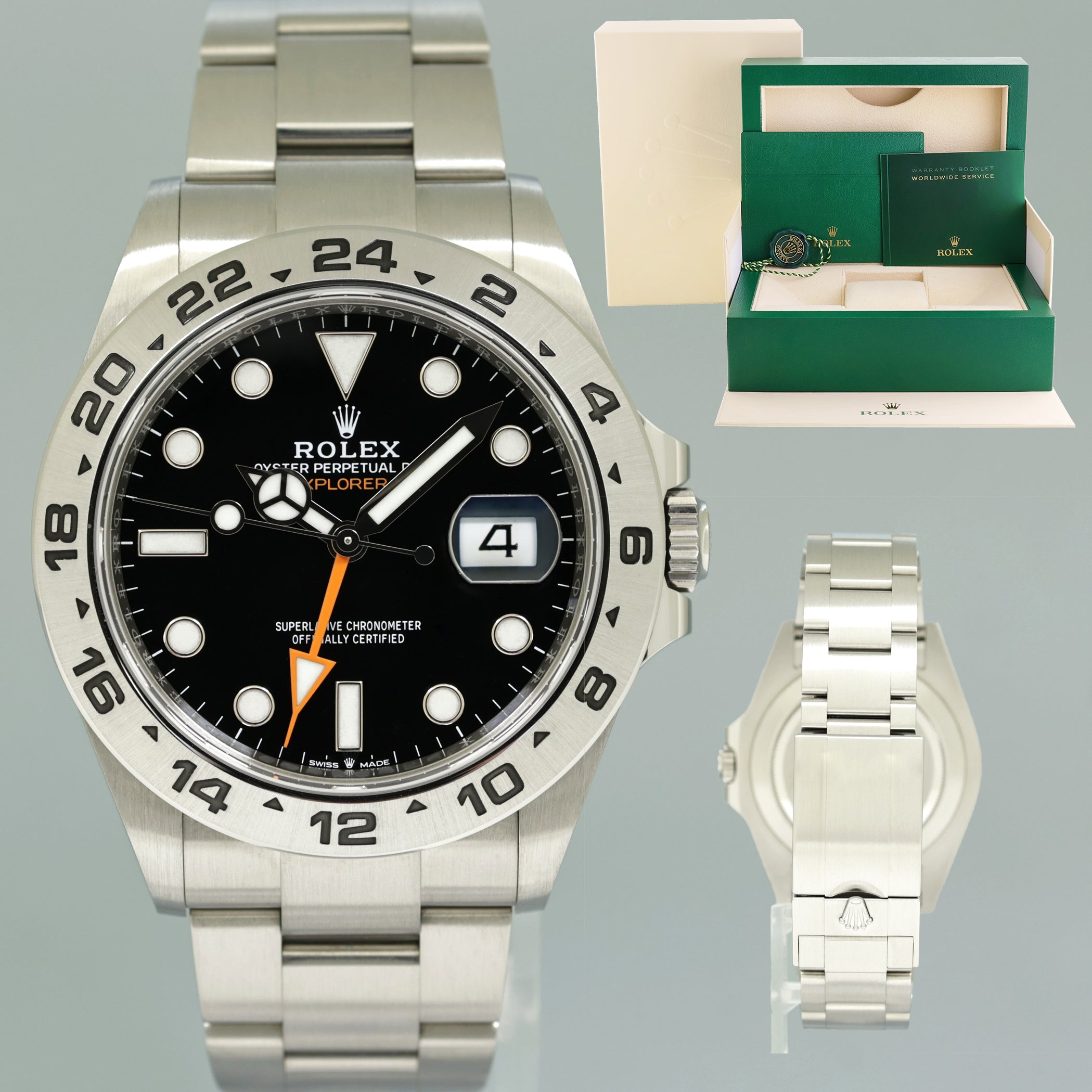DISH// 「#DISH」 2024 Mint Rolex Explorer II 42mm 226570 Black Dial Steel Date