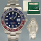 2025 RSC Service Papers Rolex GMT-Master II Pepsi White Gold Blue 116719BLRO Watch