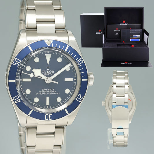 2024 NEW STICKERED PAPERS Tudor Black Bay Fifty-Eight 79030B Steel Blue 39mm BB58 Watch