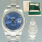 2023 NEW Rolex DateJust 41 Blue Roman Oyster White Gold Fluted 126334 Watch Box