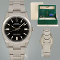 2023 NEW PAPERS Rolex Oyster Perpetual 126000 36mm Black Dial Watch Box