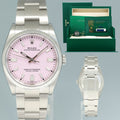 2025 NEW PAPERS Rolex Oyster 126000 Perpetual 36mm Pink Candy Watch Box
