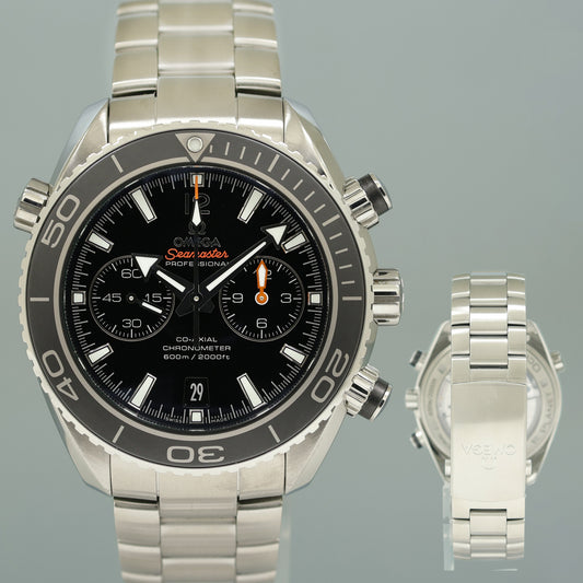 2017 PAPERS Omega Seamaster Planet Ocean 232.30.46.51.01.001 45.5mm Black Watch