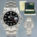 2010 MINT Rolex Explorer II 16570 Stainless Steel Black Date 3186 40mm Watch Box