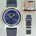 PAPERS Jaeger LeCoultre JLC Master Calendar Q4148480 Blue Dial 40mm Watch Box