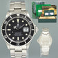 2011 RSC Papers MATTE PATINA Rolex Submariner Date 16800 Steel Black 40mm Watch