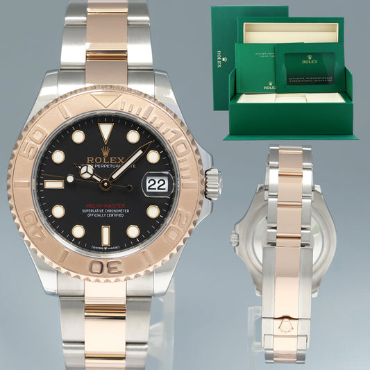 2026 NEW PAPERS Rolex Yacht-Master 268621 Two Tone Rose Gold 37mm Watch Box