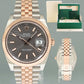 2024 NEW Rolex DateJust 41 126331 Rhodium Motif Rose Two-Tone Jubilee Watch Box