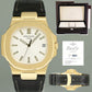MINT PAPERS Patek Philippe Nautilus 5711J White 18k Yellow Gold 5711J-001 Watch Box