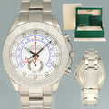 2023 CPO Papers MINT Rolex Yacht-Master II 2 18k White Gold 44mm 116689 Watch Box