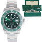 MINT PAPERS Rolex Submariner Hulk Green Dial Ceramic 116610LV Steel Watch Box